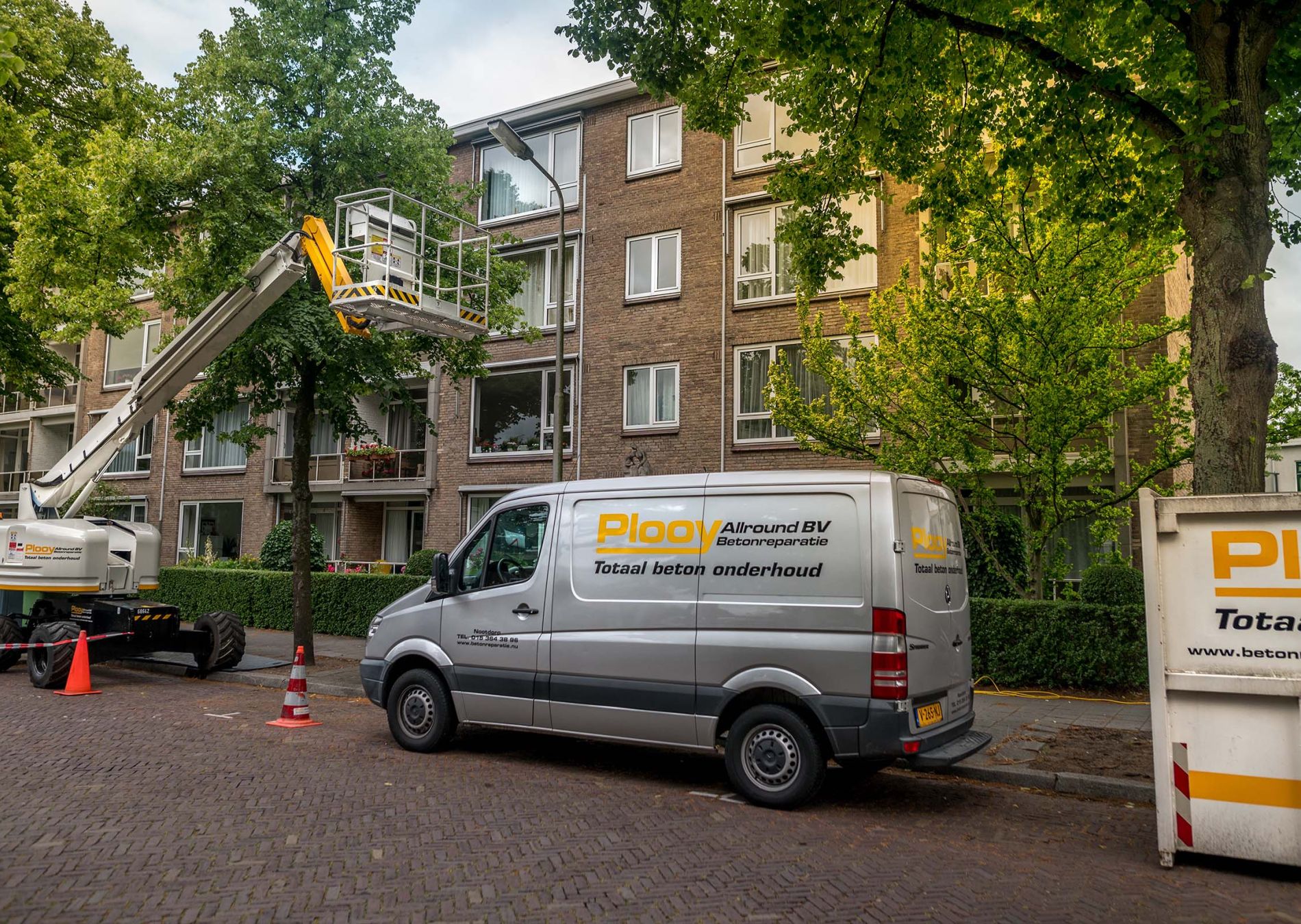 Plooy Allround Betonreparatie voordelen spuitbeton